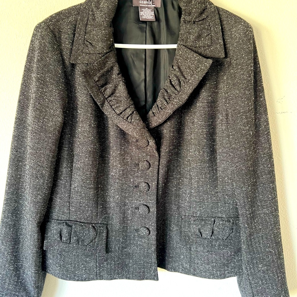GEGRGE Women Size,14 Jacket Blazer Tweed